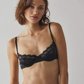 Entry Underwear Fp Elastic Satin Satin Lace Edge Bra